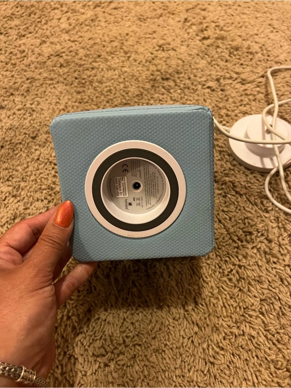 Toniebox Starter Set Light Blue Audio Player w/ Charging Station